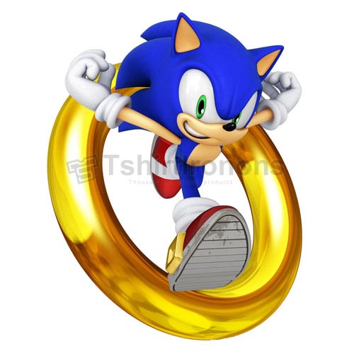 Sonic the Hedgehog T-shirts Iron On Transfers N7960